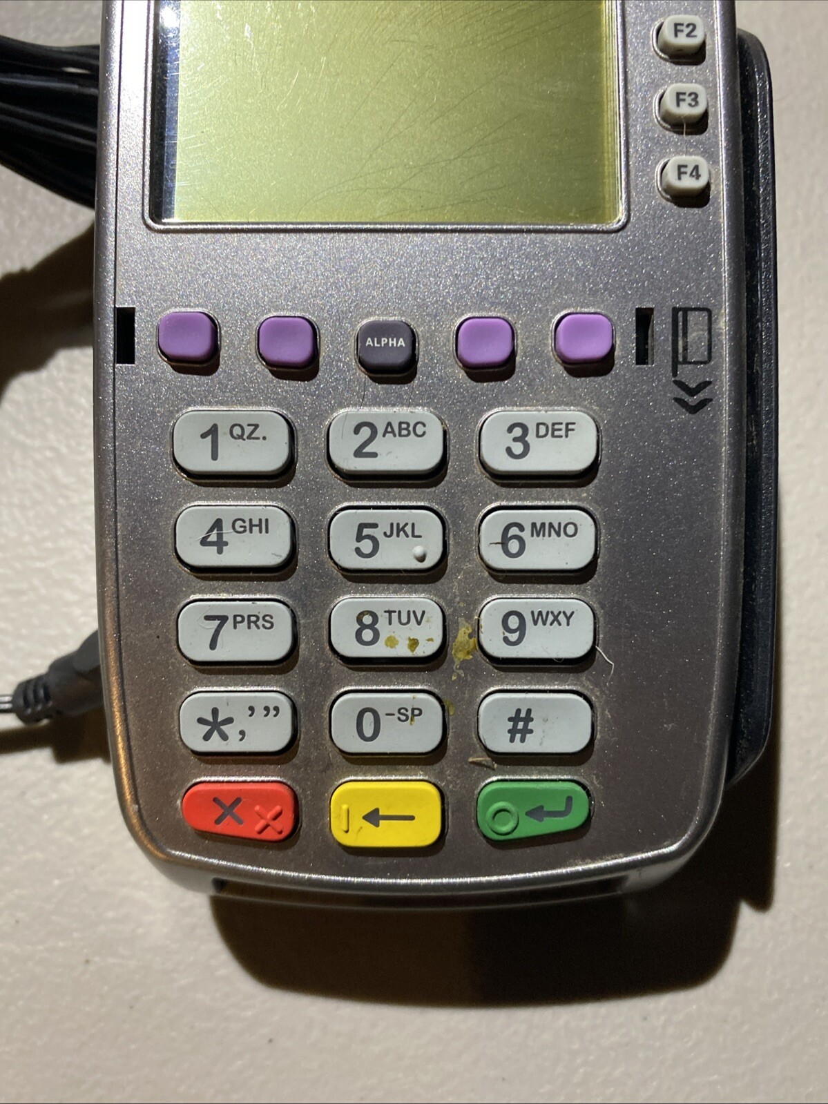 Verifone VX520 VX 520 Credit Card Machine Terminal Reader Unit Wired Power Cord