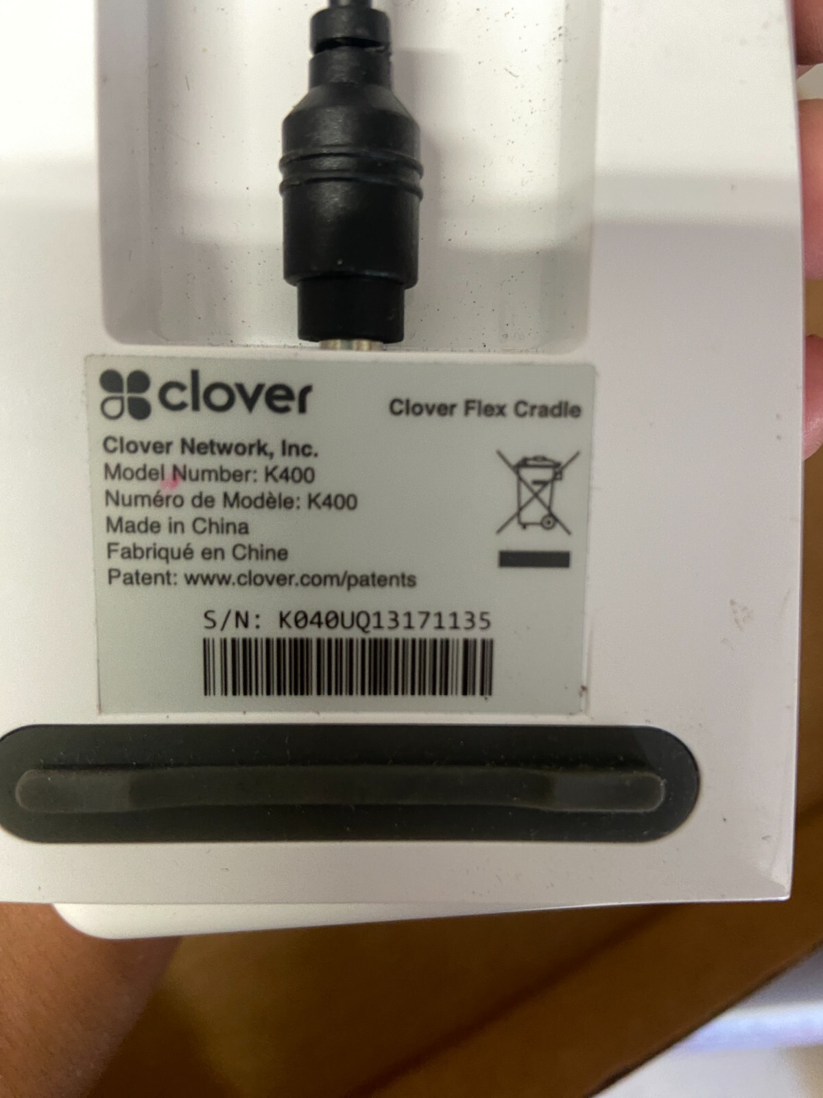 Clover Flex LTE C401U Wireless Credit Card Processor POS Machine, K400 Unit IRG
