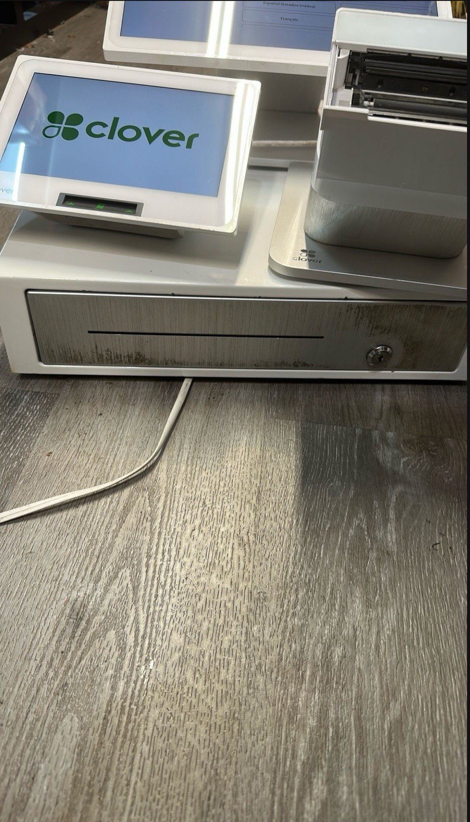 Clover POS System All In One Comes With Cash Drawer, Printer, Credit Card Reader