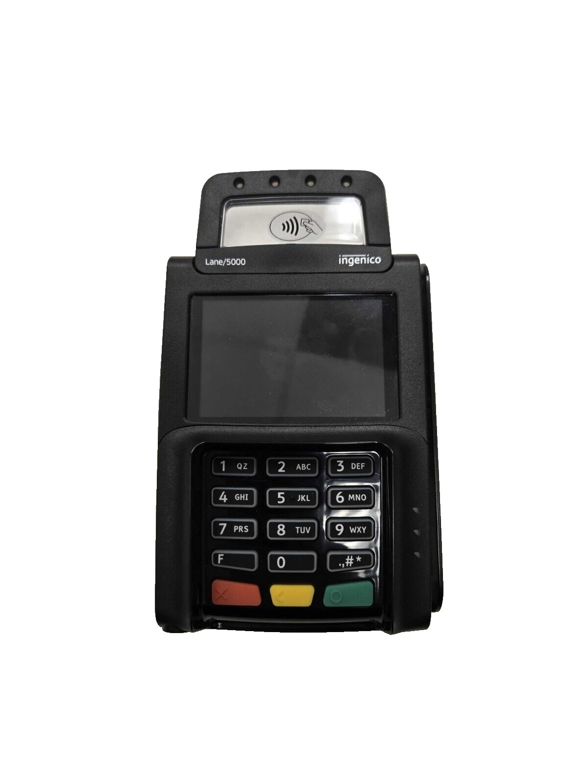 INGENICO Lane 5000 Payment Processing Terminal with Power Cord and Stand