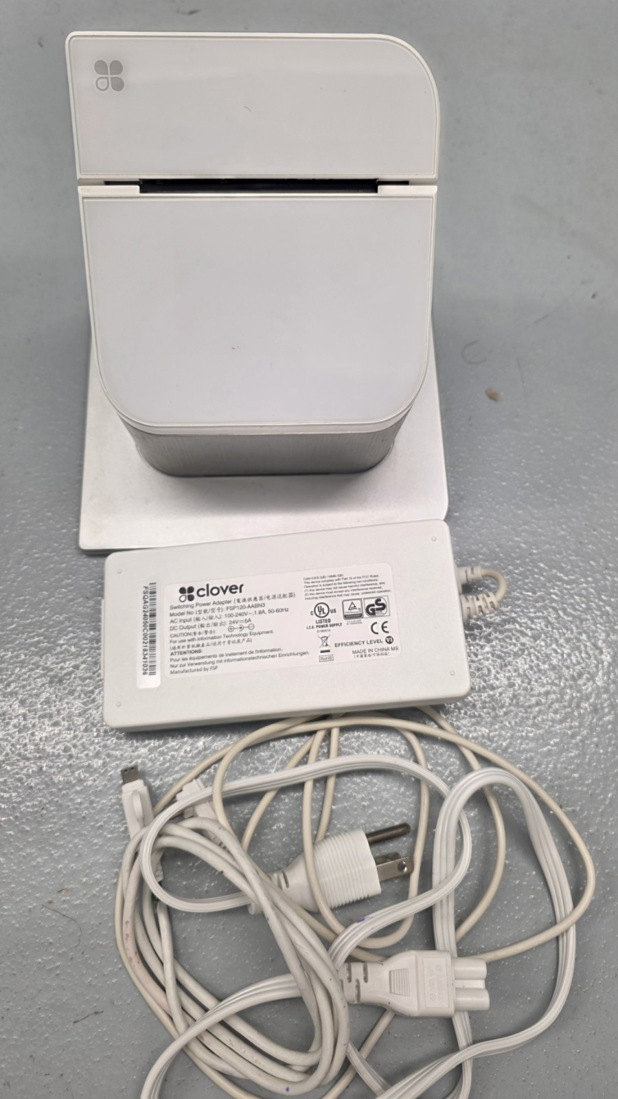 2 Clover Station C100 POS 1.0 System Printer , Screen P100 Receipt, Print READ