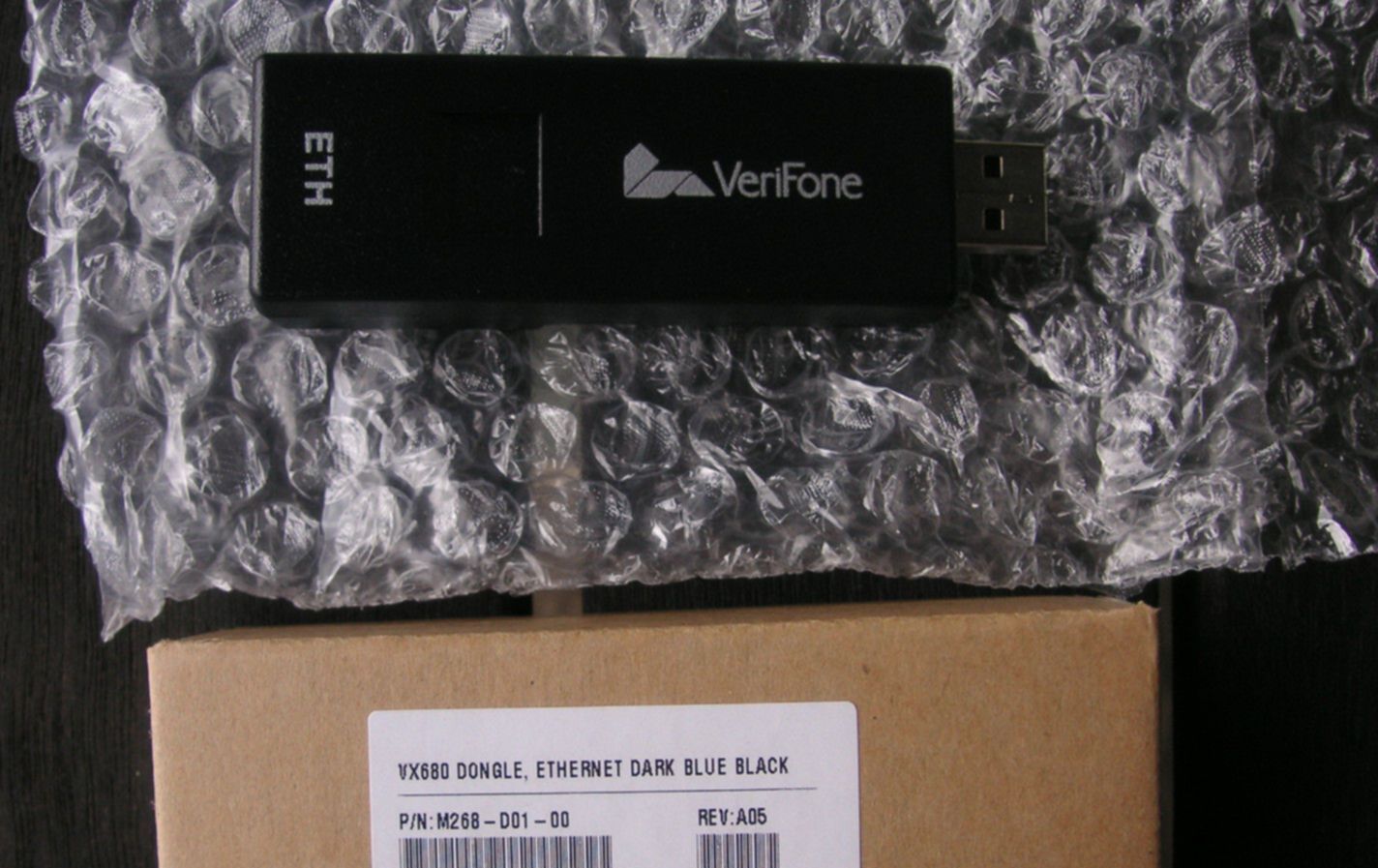 VeriFone Vx680 ETHERNET/IP ETH dongle **BRAND NEW**