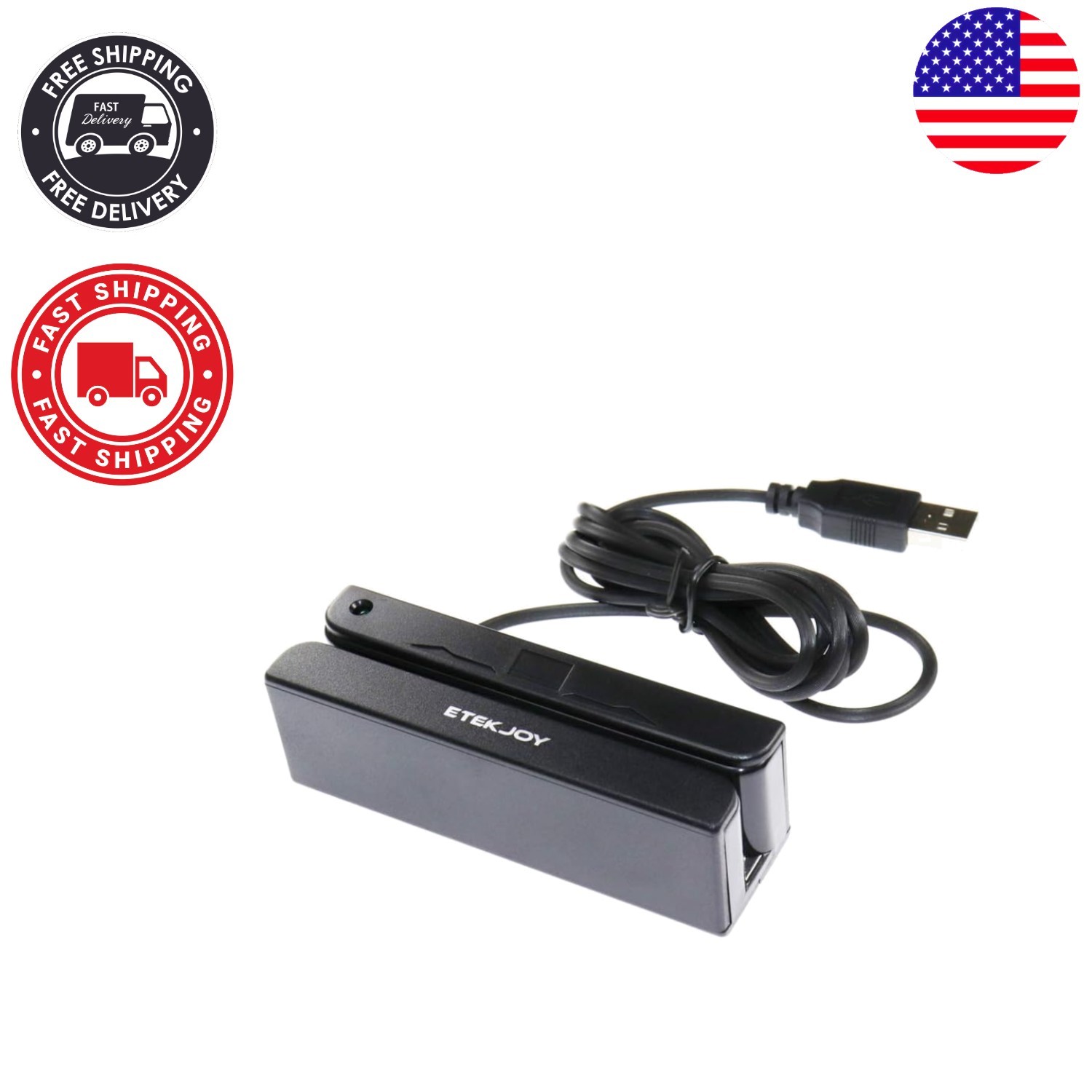 Reliable USB Magnetic Stripe Card Reader – Easy Setup for POS Systems & More