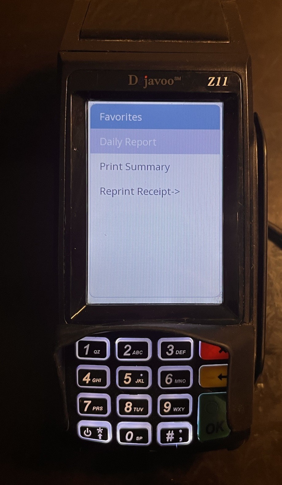 Dejavoo Z11 WiFi Touch Screen Credit Card Machine Terminal Locked VEGA3000
