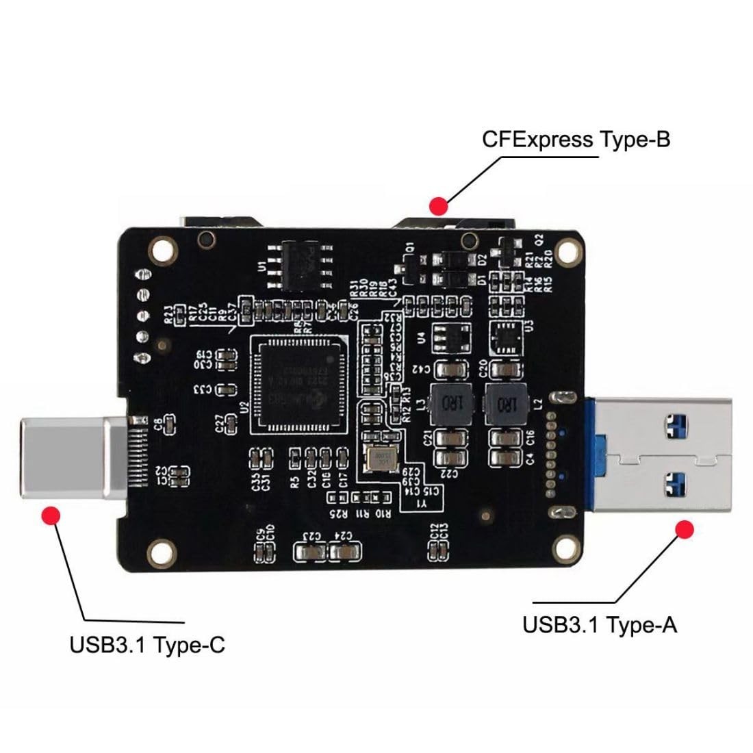 USB 3.1 Gen 2 CF Express Type B Memory Card Reader Adapter