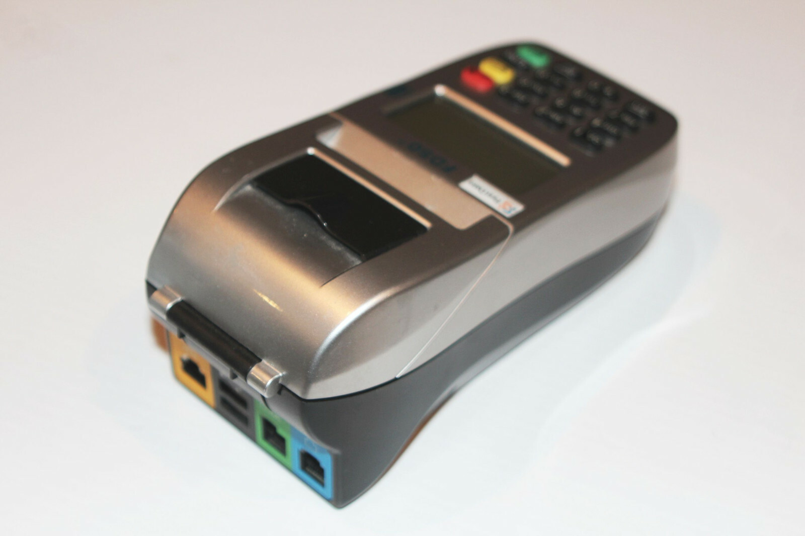 First Data FD-50Ti Credit Card Terminal + Printer 001689064 w/ OEM Power Supply