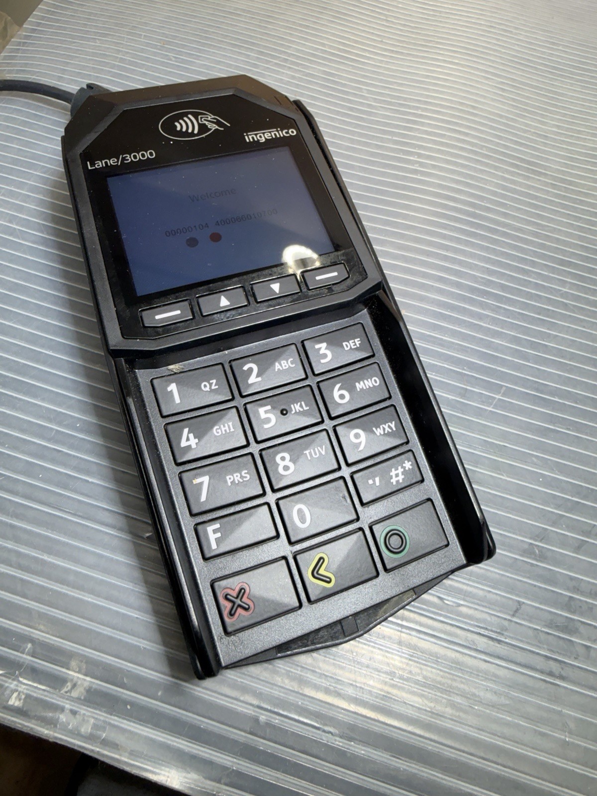 Ingenico Lane 3000 CL/Eth USB Pin-Pad Credit Card Machine Terminal Tap to Pay