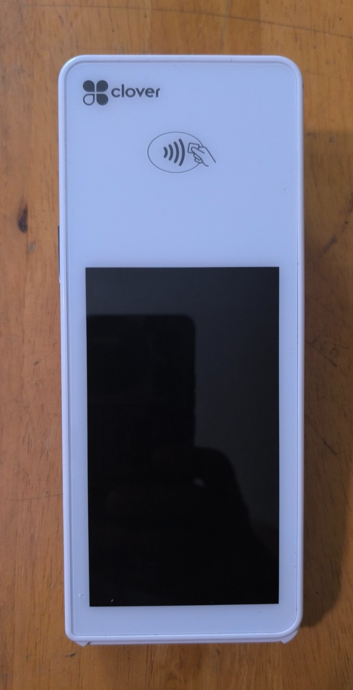 CLOVER FLEX C403 CREDIT CARD READER TERMINAL Turn on Free Case