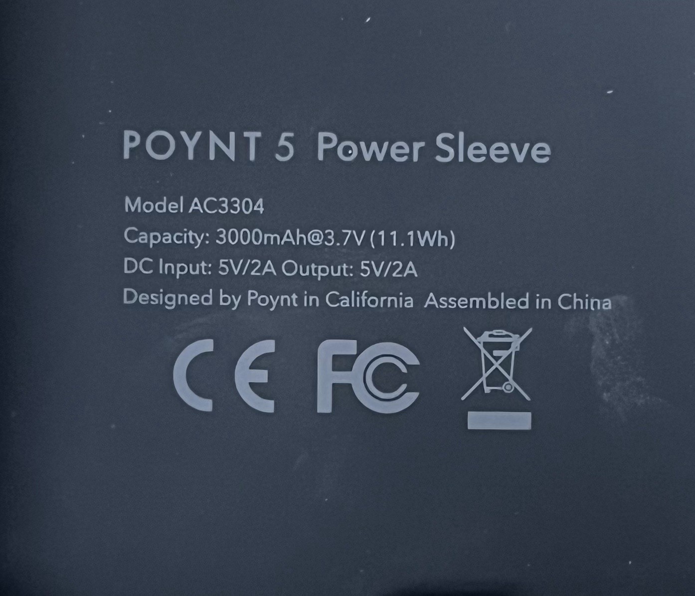 Poynt 5 Power Sleeve Charger Case AC3304
