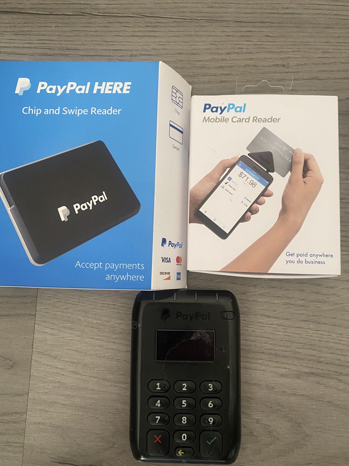 PayPal Here Chip and Card Swipe Reader Credit & Debit Cards Mobile