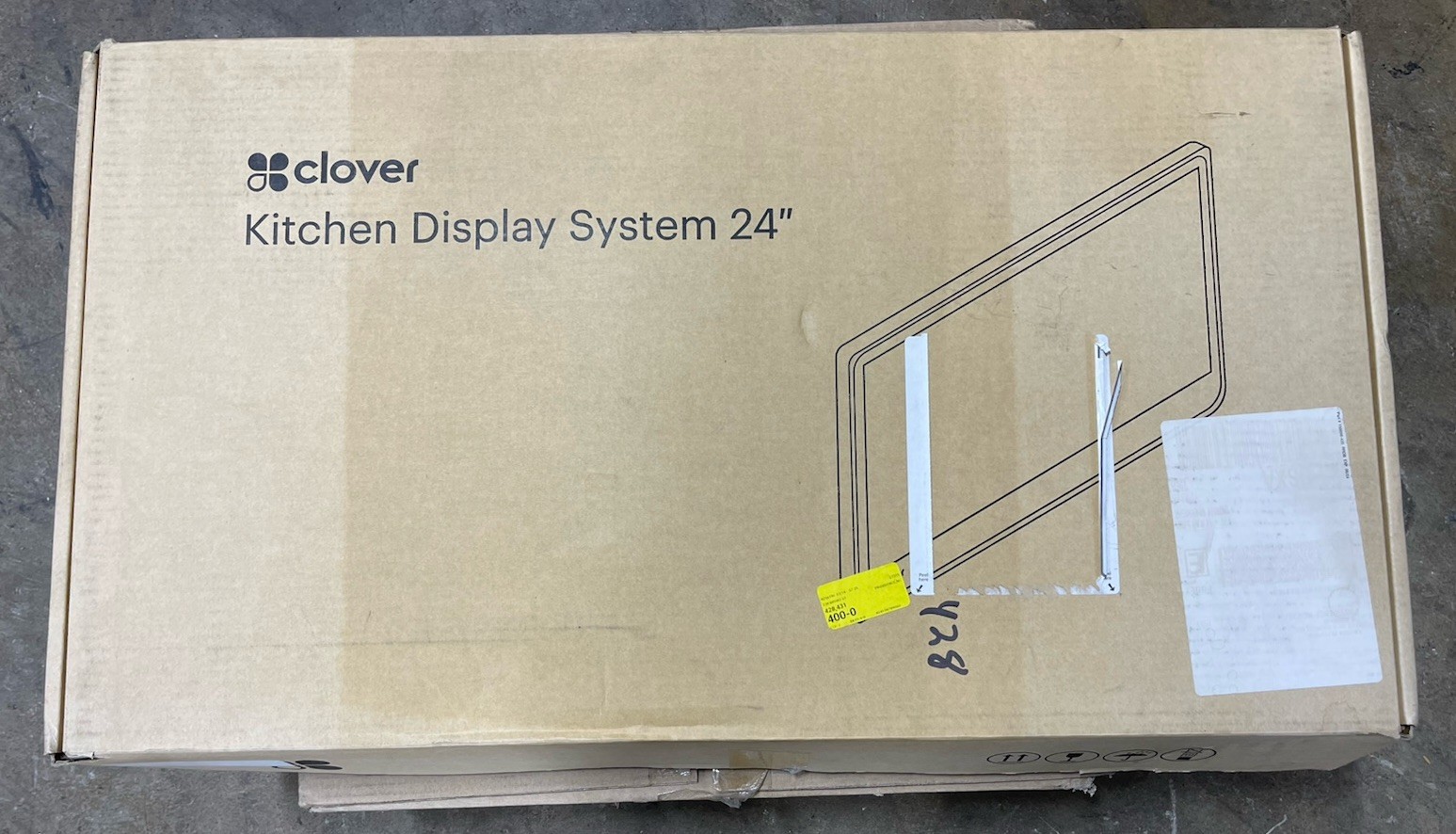 NEW! Clover XL 24” kitchen display system + Clover Cash Drawer.