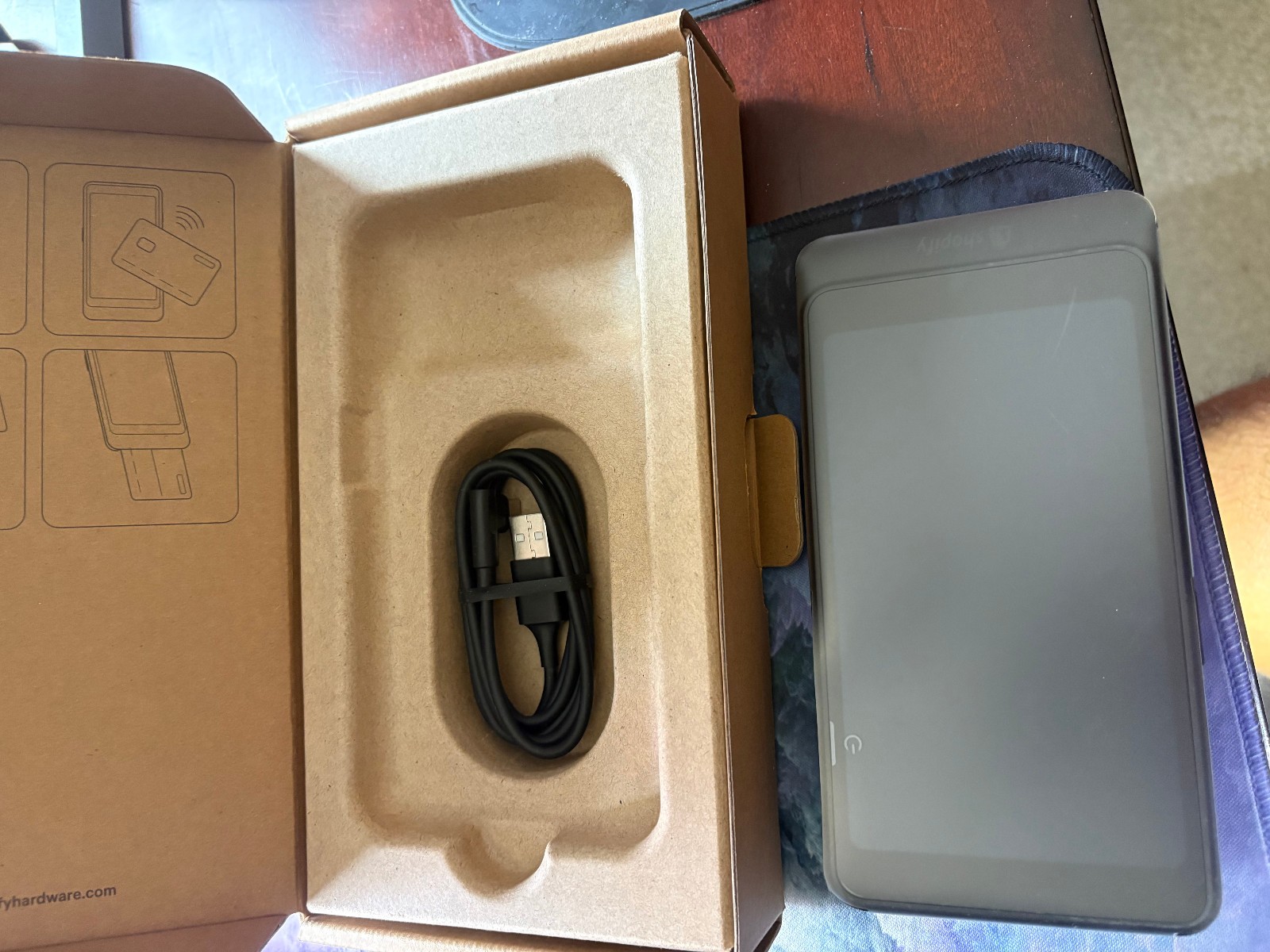 Shopify POS GO S2001 Handheld Portable Card Reader & Barcode Scanner Lot of (2)