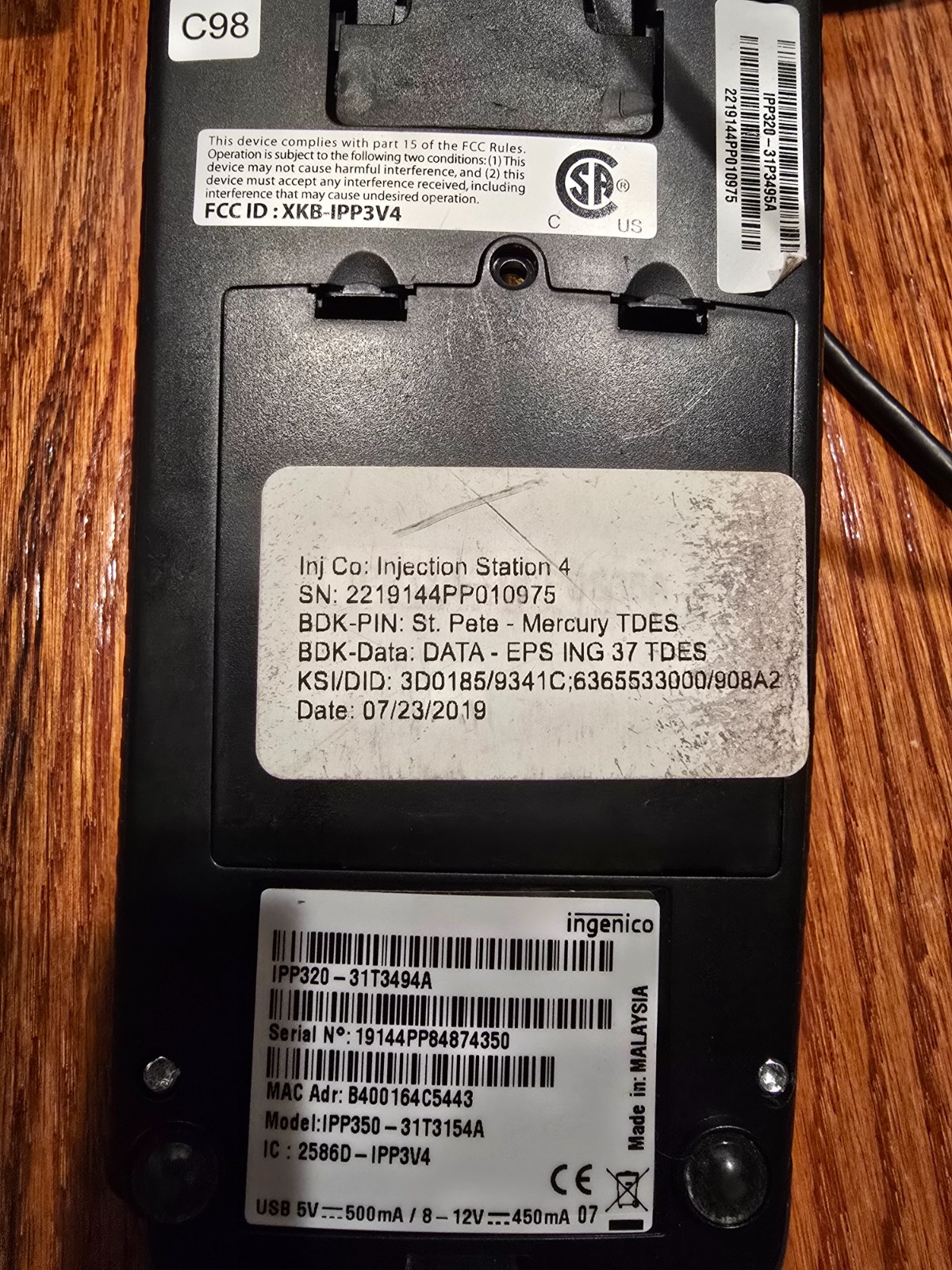 Ingenico iPP320 Credit Card Reader (4 units)