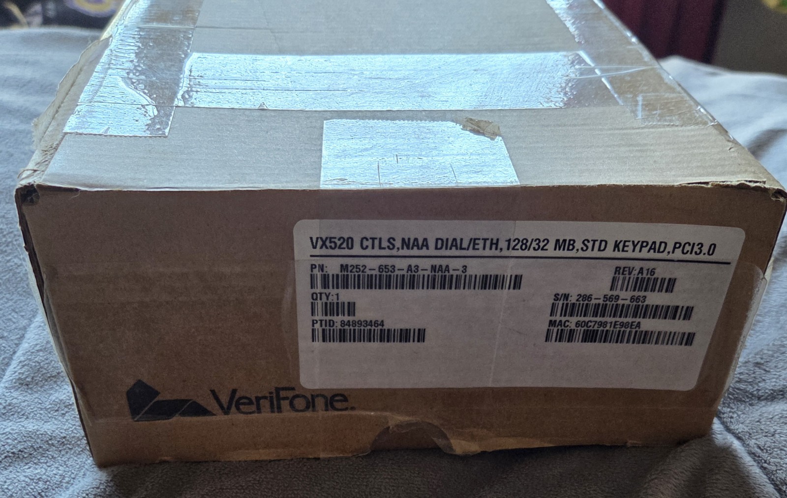 VeriFone Vx520 EMV Credit Card Machine