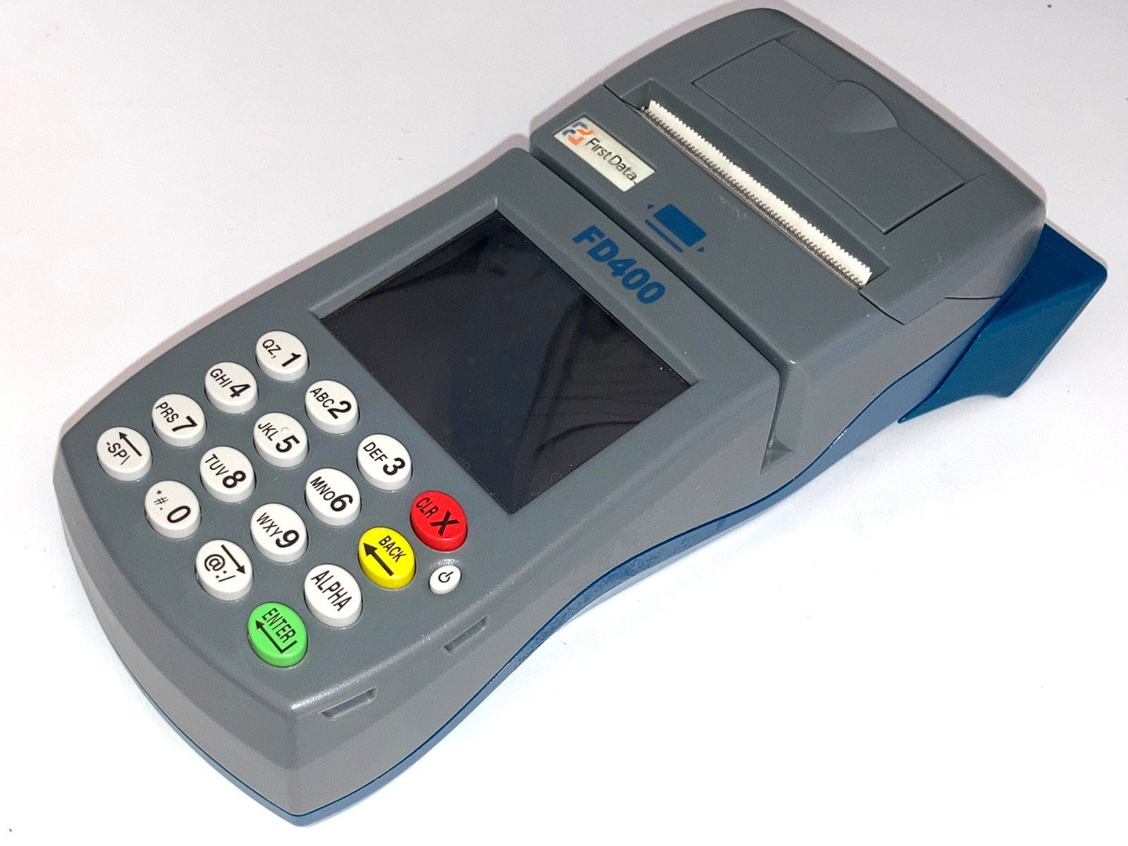 FIRST DATA FD-400 POINT OF SALE CREDIT DEBIT CARD POS MACHINE TERMINAL UNTESTED