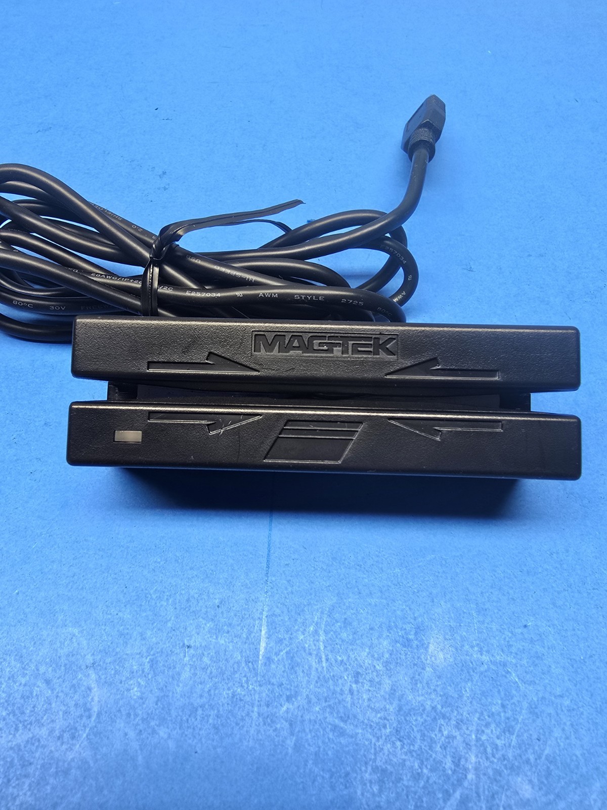 MagTek 21040140 Magnetic Stripe Card Reader with USB Cable