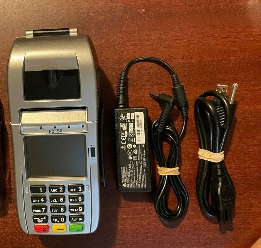 First Data FD150 EMV (IP-Dial-WiFi) Credit Card Machine