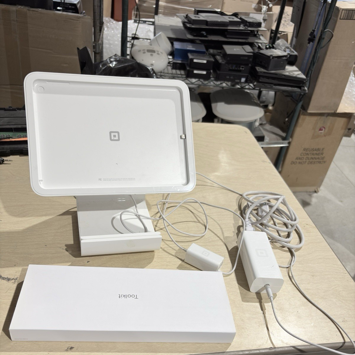 Square S089 Dock POS Stand for 9.7″ iPad Power Cable USB Hub Toolkit