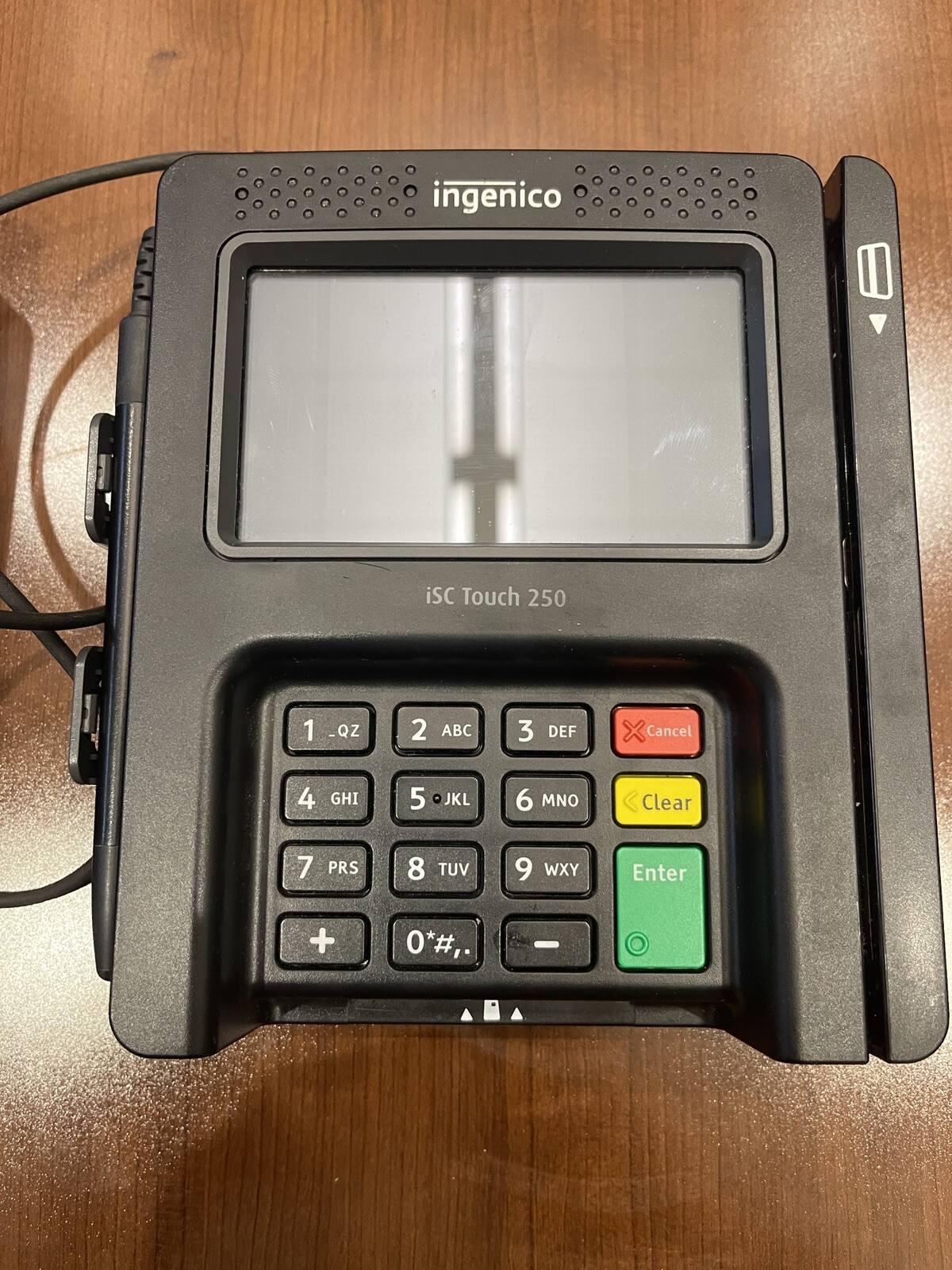 2 x Lot with Stands Ingenico iSC Touch 250 Card Payment Terminal Stylus w/ Cord