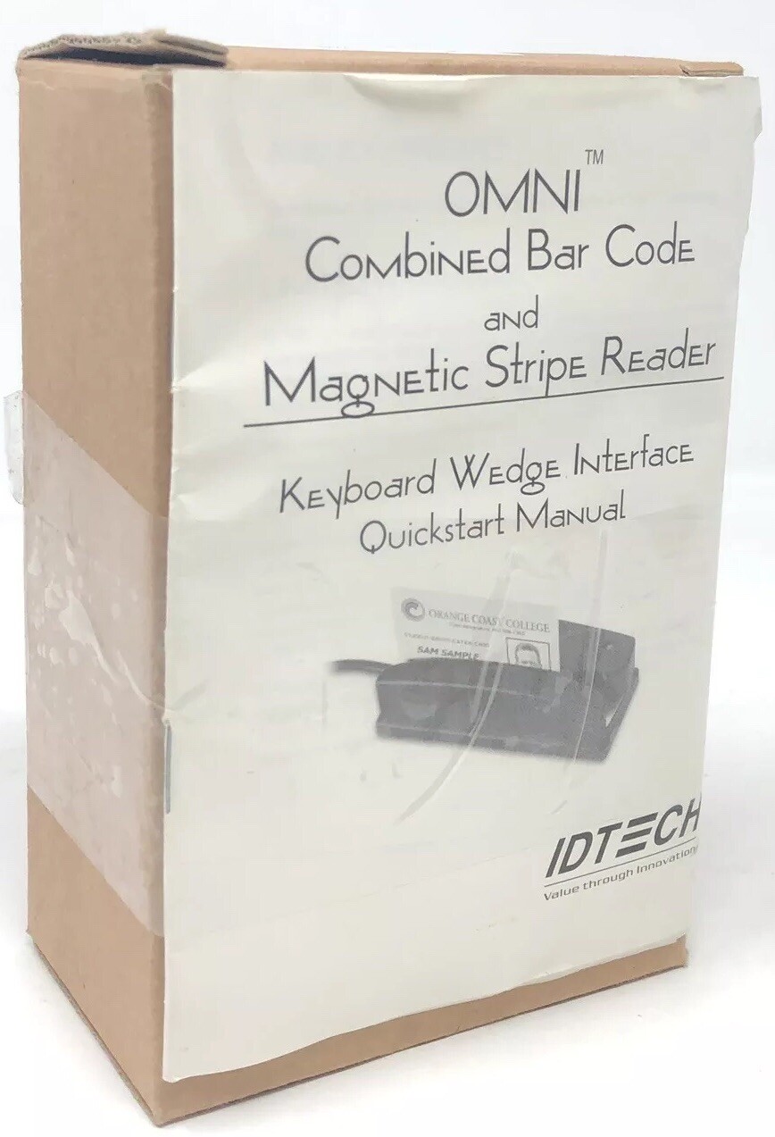 OMNI Combined Bar Code & Magnetic Stripe Reader- USB/Keyboard Interface-WCR3237-