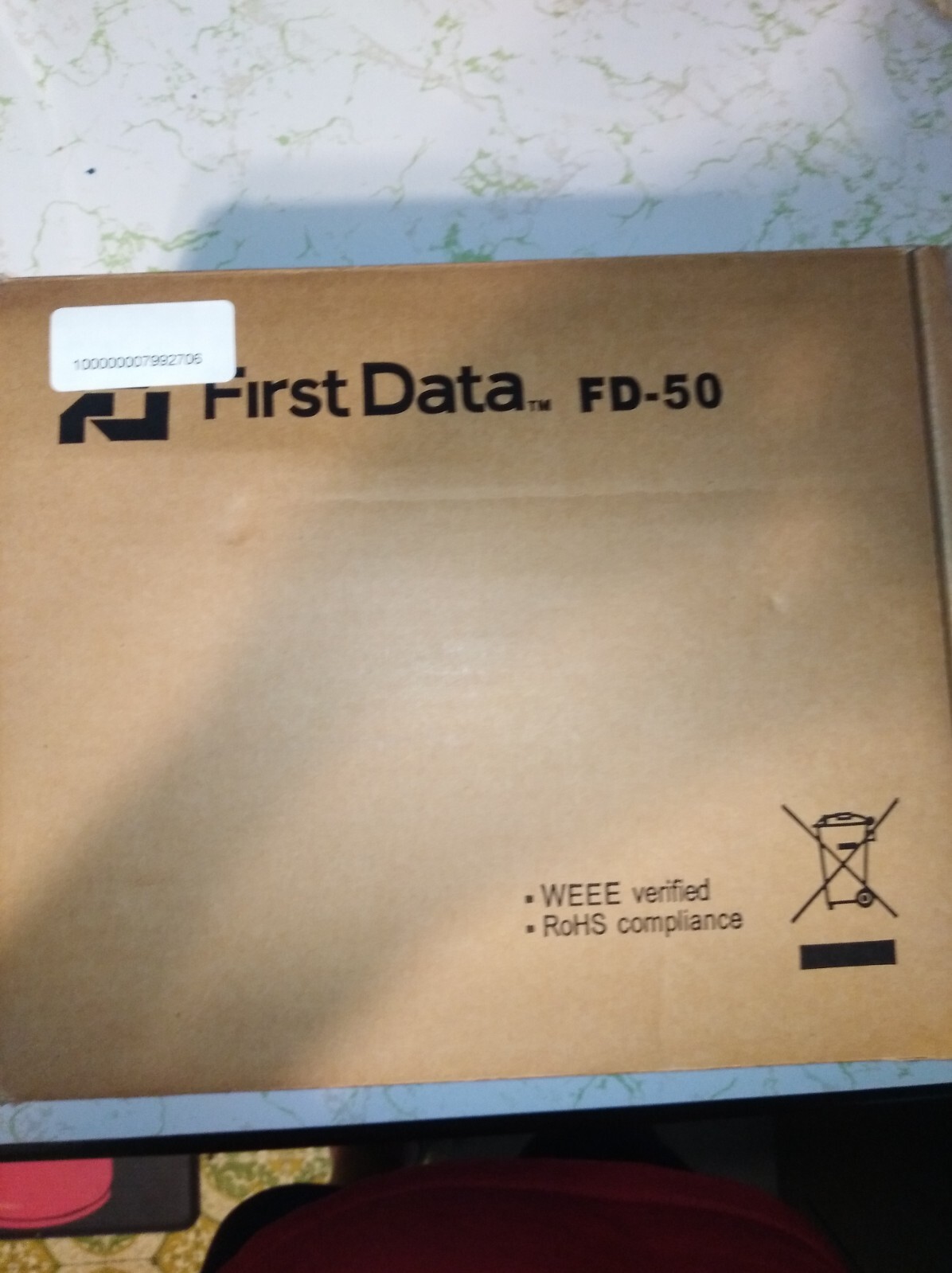 First Data FD50 Credit/Debit Card Reader Processor & FD10 Pinpad And Cables Used
