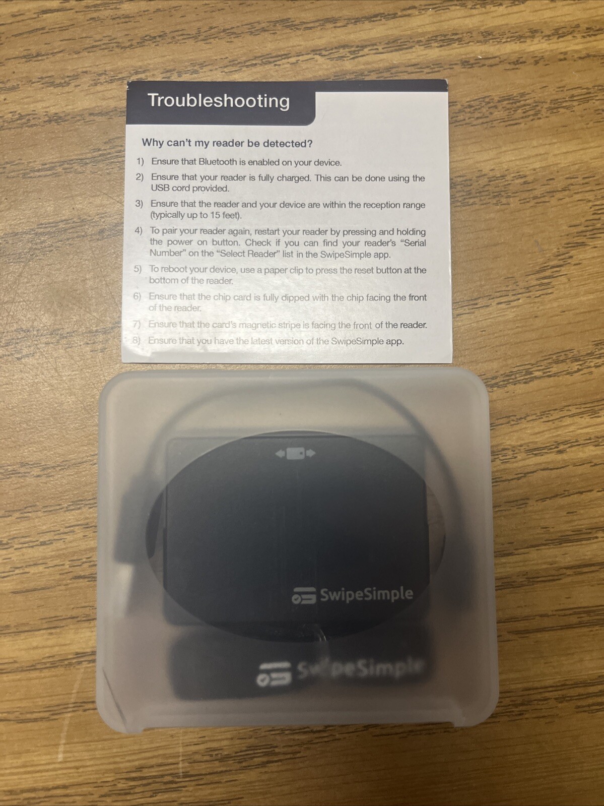 SwipeSImple B200 Contactless Credit Card Payment Terminal