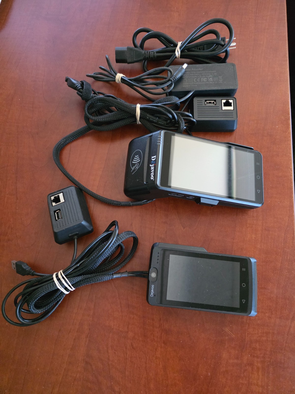 DEJAVOO QD4 TERMINAL (4G + WiFi) “UNLOCKED” USED & QD3 PIN PAD