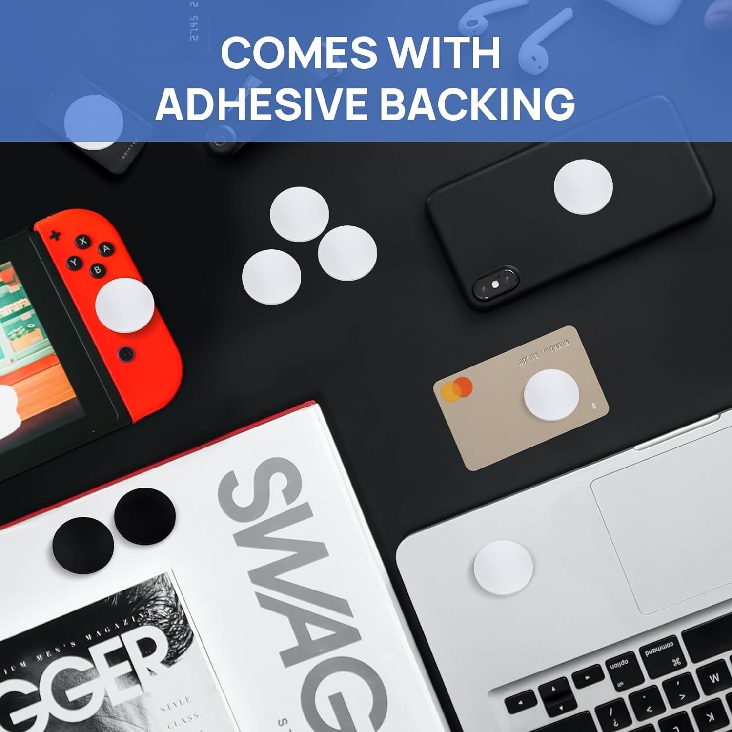 20 Self-Adhesive NFC Tags – 25mm Smart Cards for Effortless Information Sharing