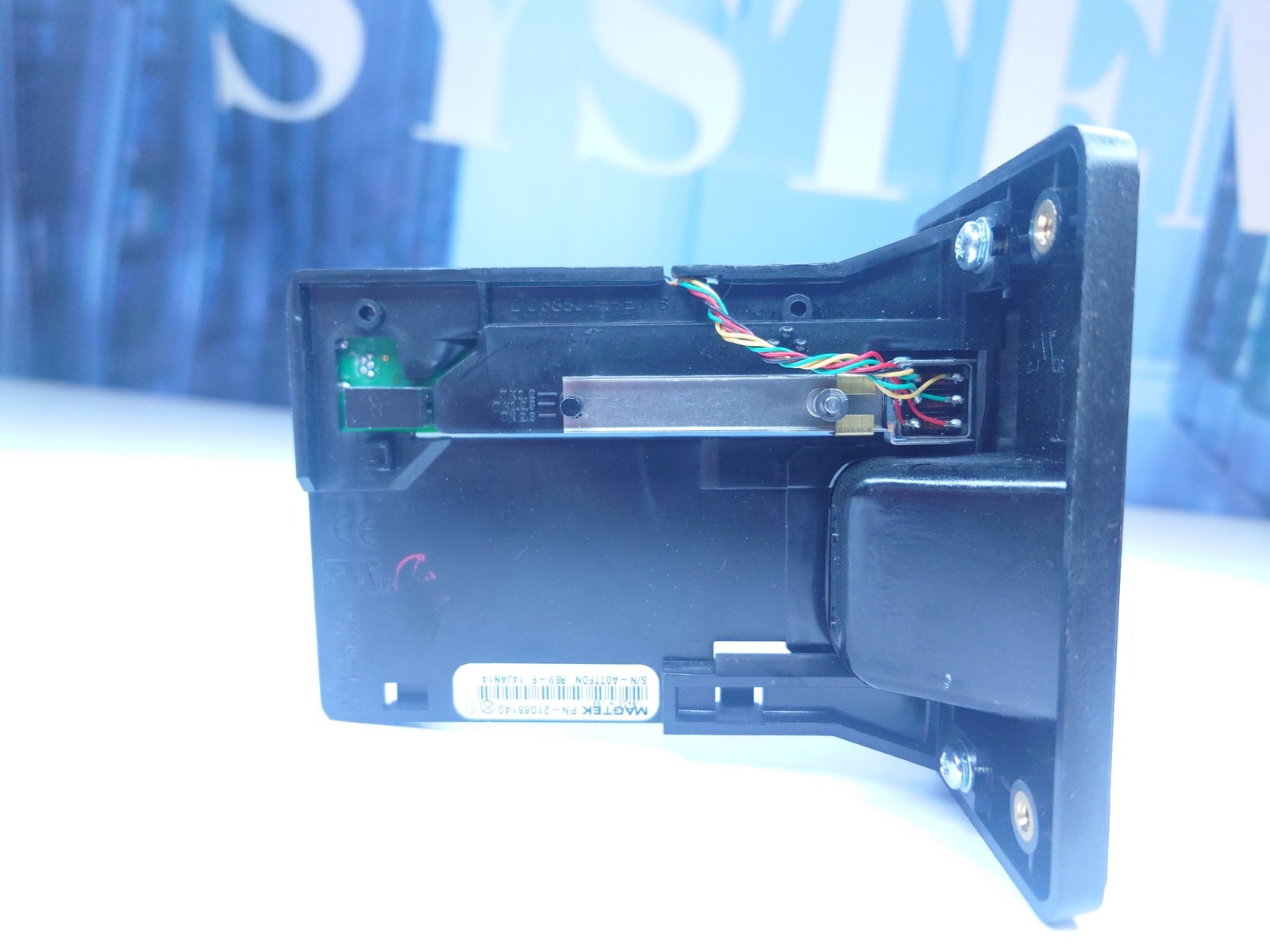 MagTek MT-215 21065140 Cabinet Slot Mount USB HID Magnetic Stripe Reader