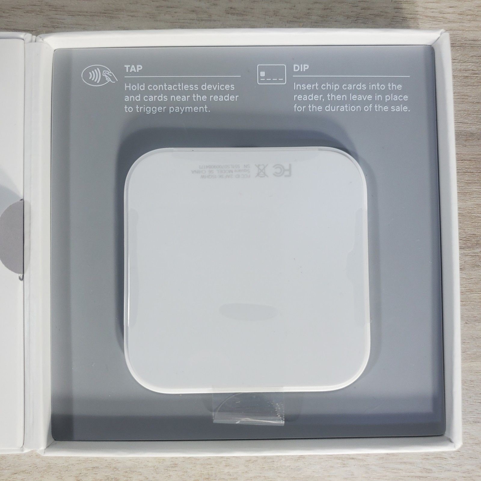 Square S6 White Portable Contactless And Chip Magstripe Credit Card Reader