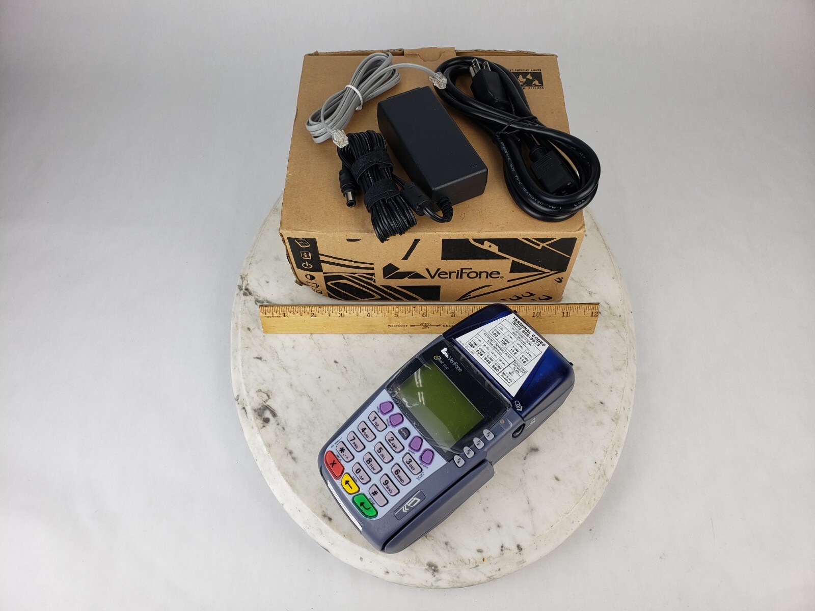 Verifone Omni 3740 Credit Card Reader – Terminal POS Swipe Power Cord