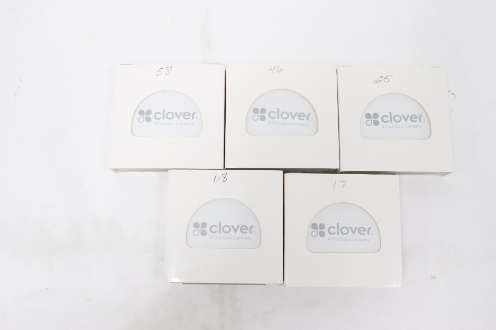 Lot of 5 Clover First Data Credit Card Reader RP350x