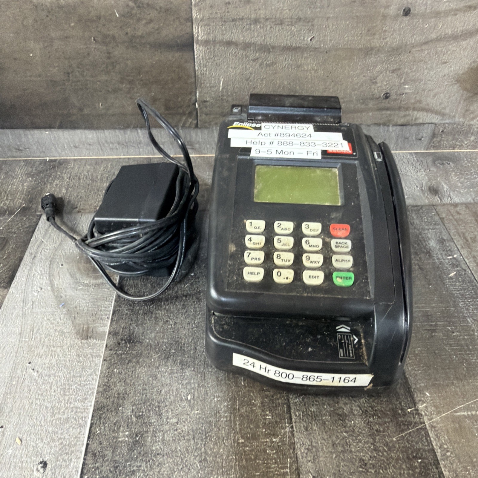 Verifone Eclipse Quartet POS Credit Card Check Terminal P100-002-03 TeleCheck