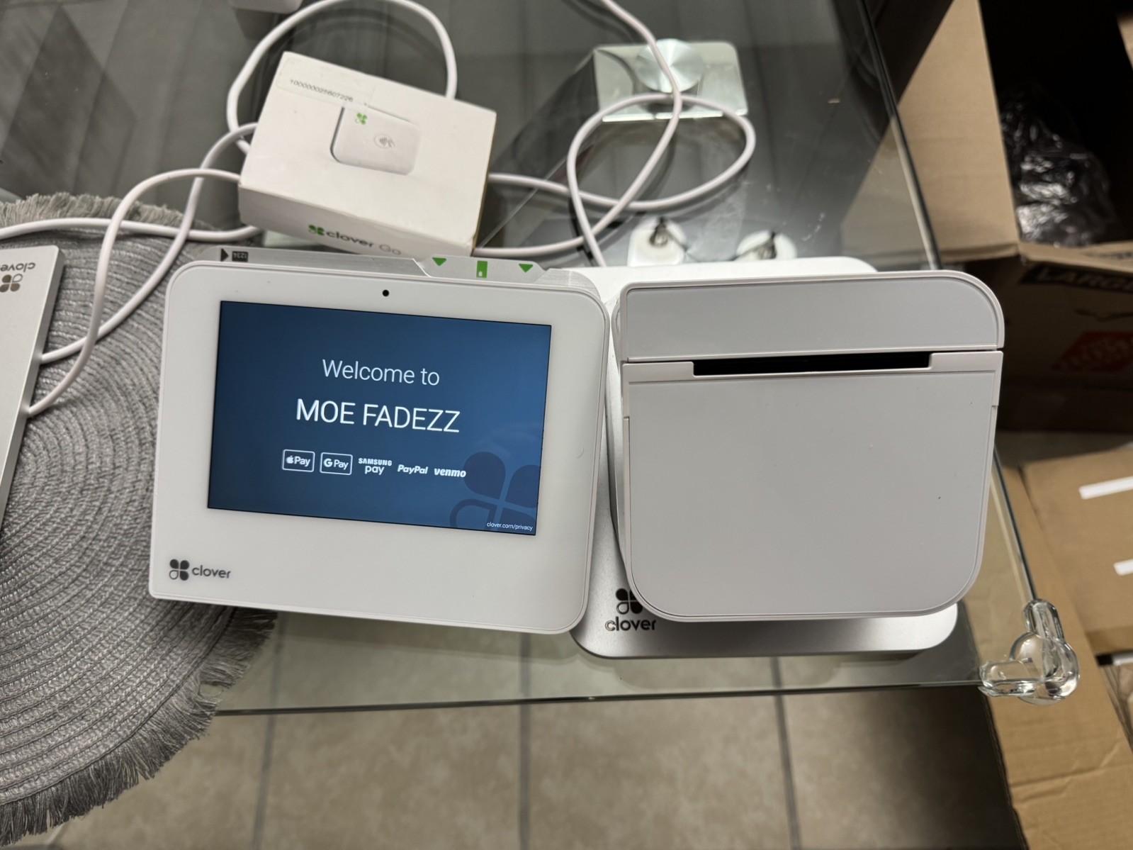 Clover Station Pro (Newest Version) White model set w/ till NEW 
