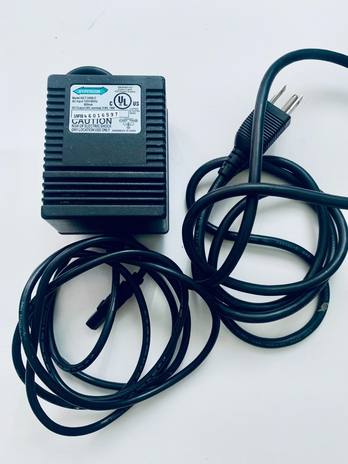 CREDIT CARD MACHINE TERMINAL T7PLUS HYPERCOM WITH POWER ADAPTER