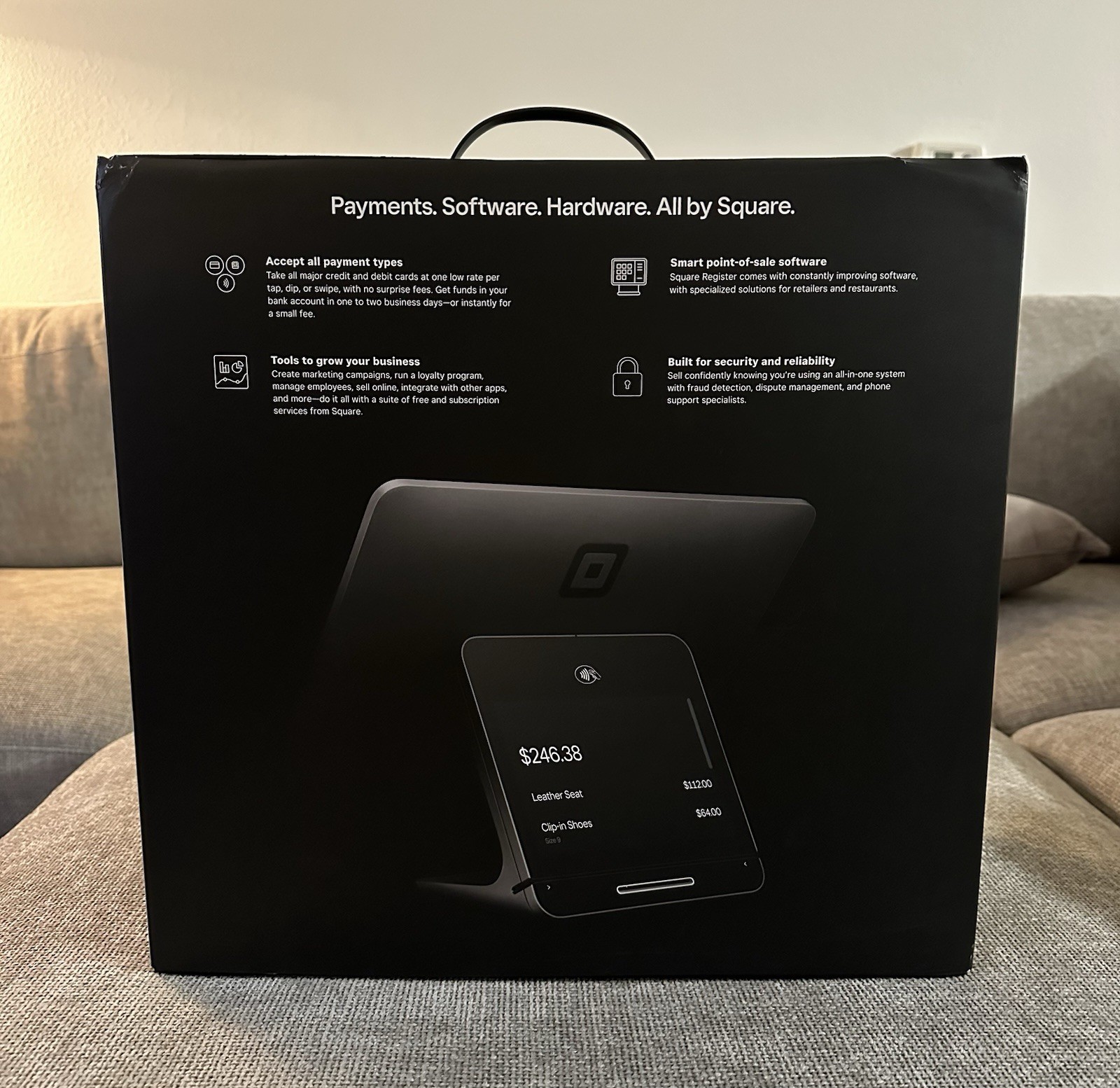 Square Register POS System Brand New $5k free proces Black (A-SKU-0665)