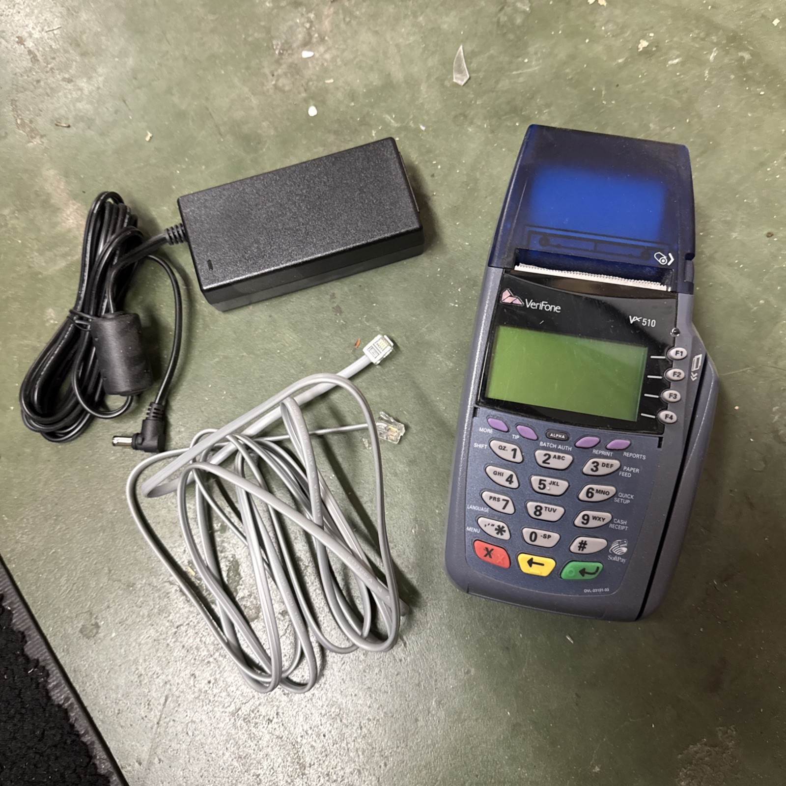 Verifone Vx510 Omni 5100 Wireless Credit Card Reader Built-in printer Omni 3730