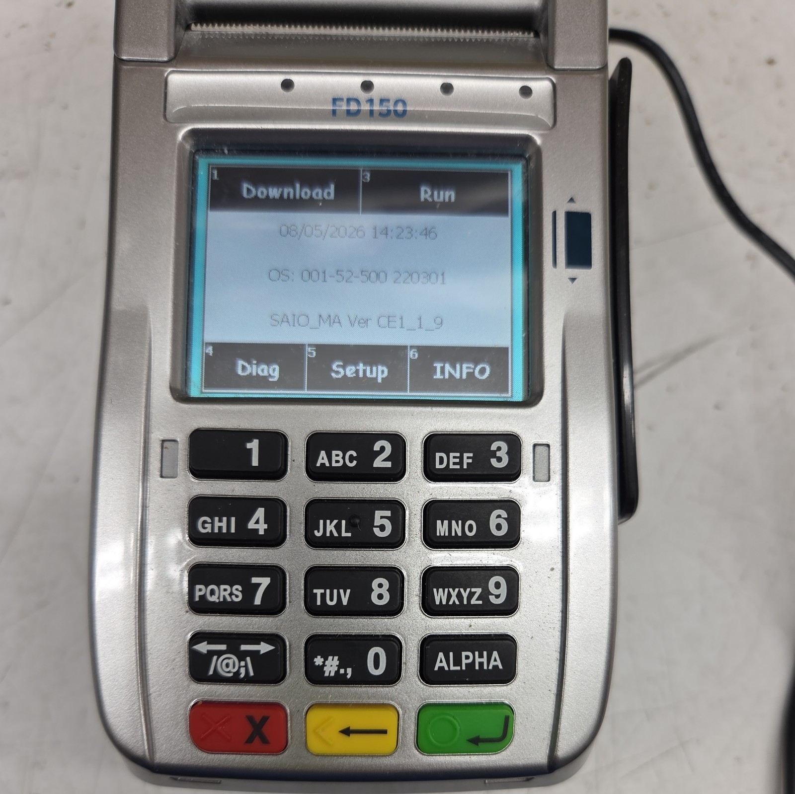 First Data FD150 EMV NFC Credit Card Machine