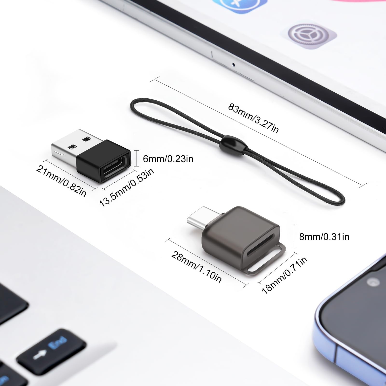 Micro SD Card Reader, BORLTER CLAMP TF Card Reader USB C 3.0 to TF/Micro SD w…