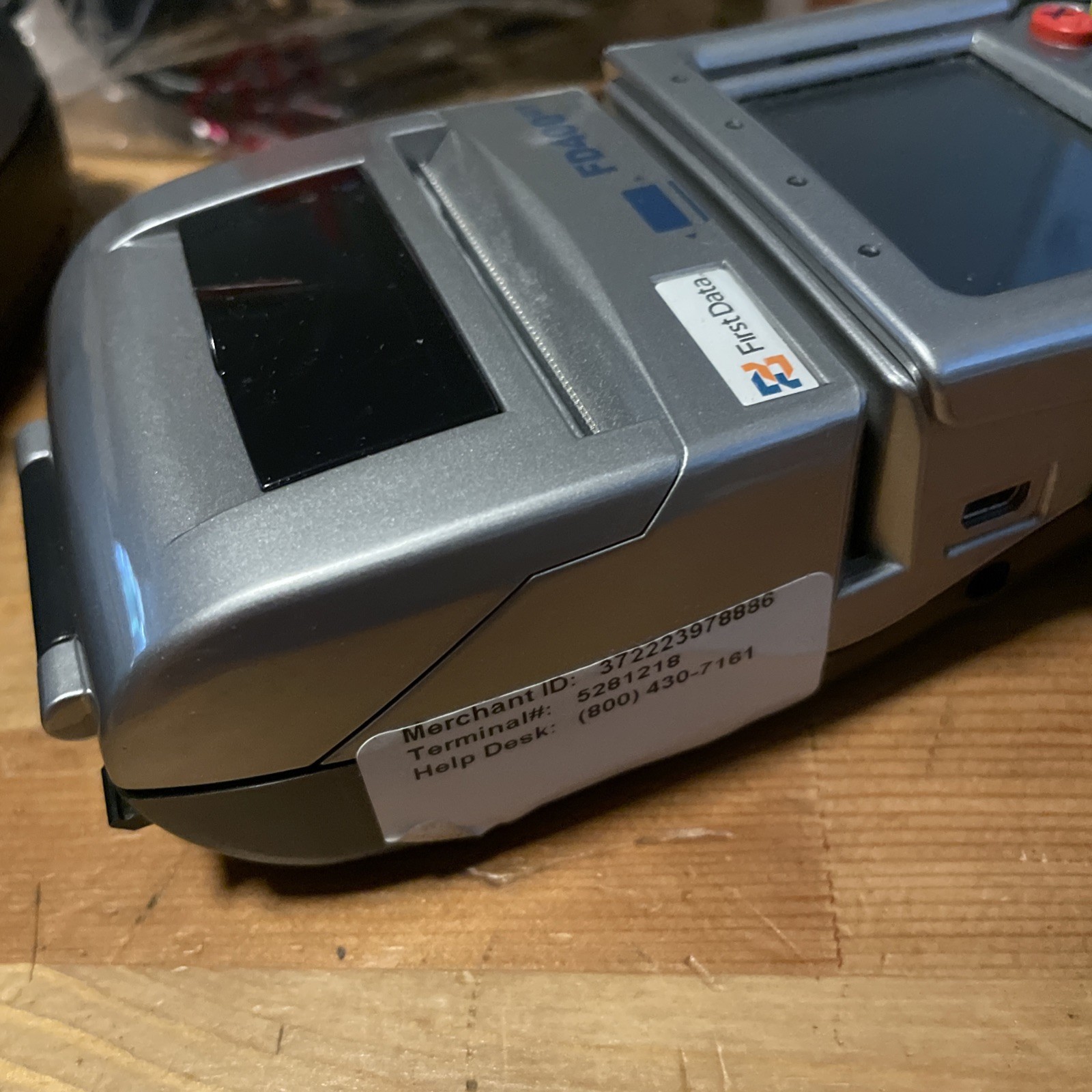 2 First Data FD400GT Credit Card Terminal Thermal Debit Card Machine