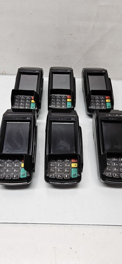 D Javoo Z11 Linux Countertop Credit Card Terminals Lot of Six