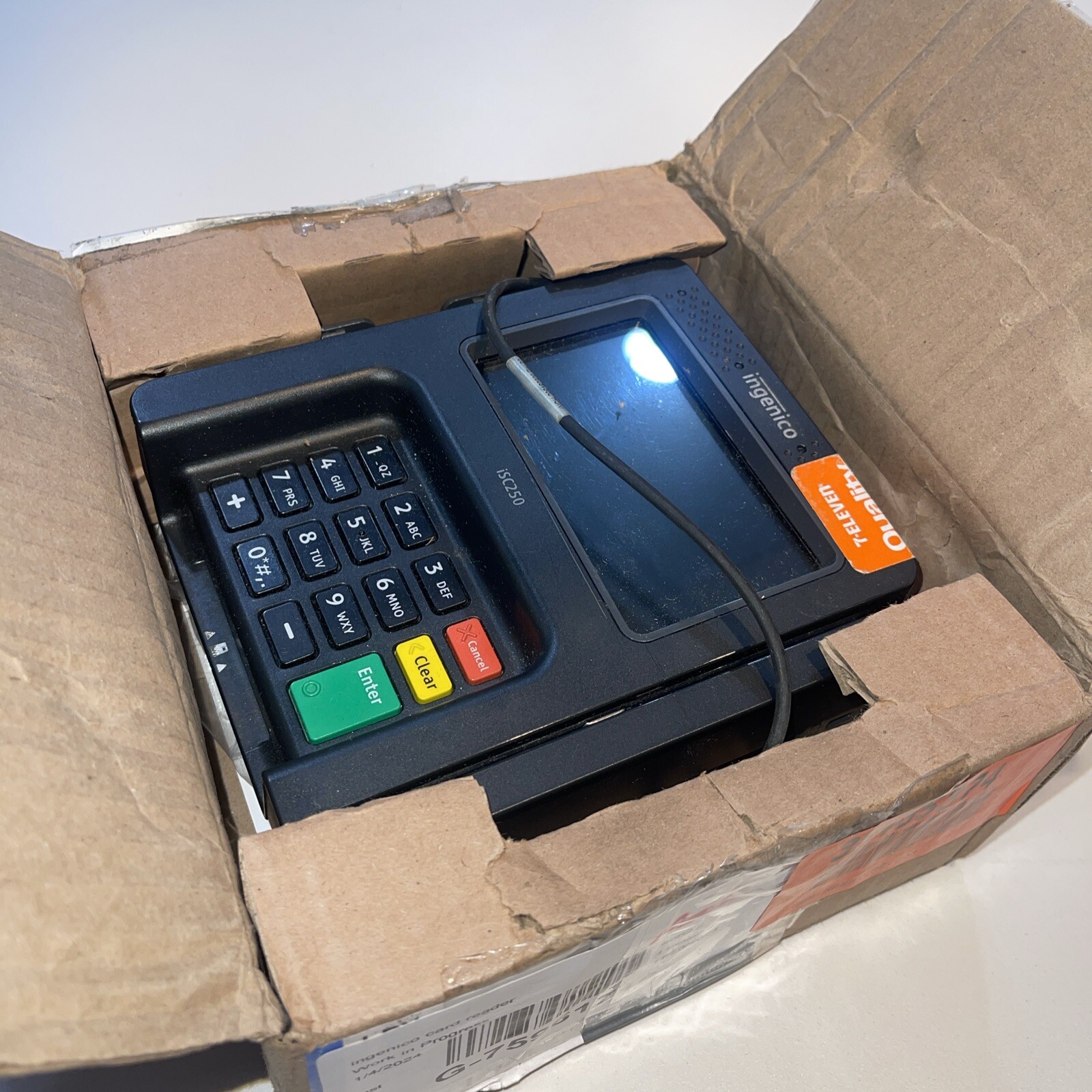 Ingenico, ISC 250 V3 Refurb Sig Cap, Card Reader CTLS P/N: ISC250-01P2395A