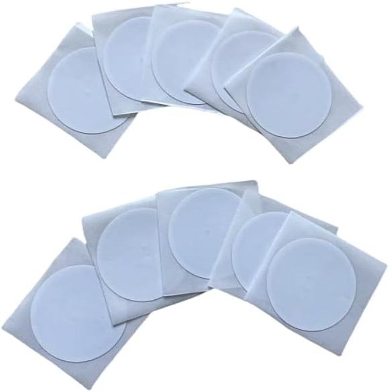 RFID Sticker tag 13.56mhz Round 25mm Adhesive Back -50pcs