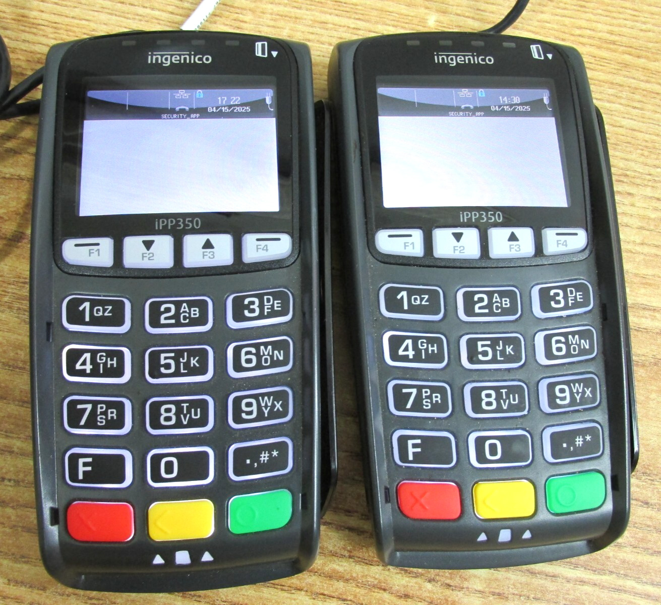 Ingenico IPP350 Credit Card Terminals ( 2 ) With cords
