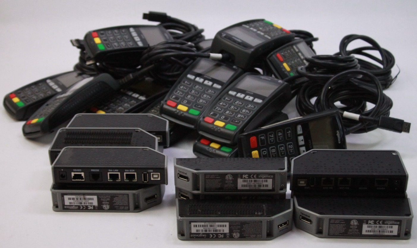 Lot Of 12 – Ingenico iPP320 Pin Pad Payment Terminal Swipe Card Readers READ