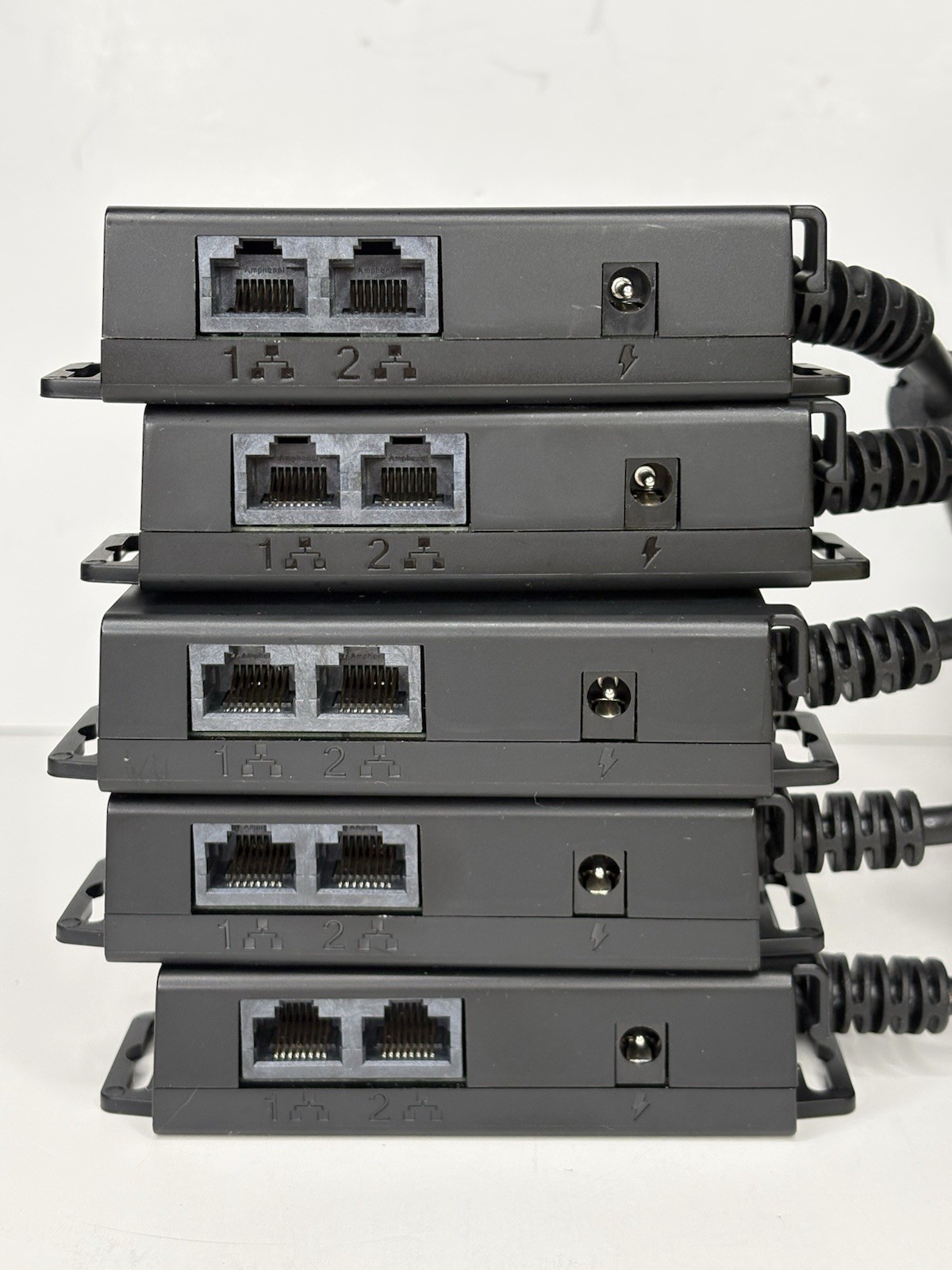 Lot of 5 VeriFone MSC445-018-01-A Ice Cube Cable M440 M400 Ethernet Switch USB-C