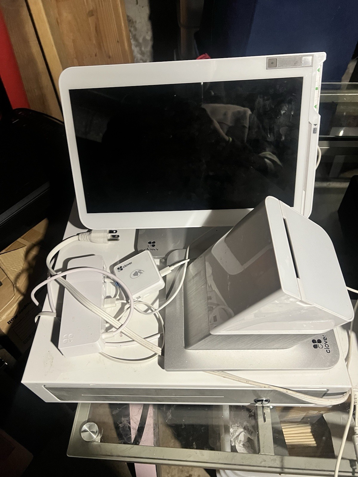 Clover POS Station And A Clover Go For Tap Pay