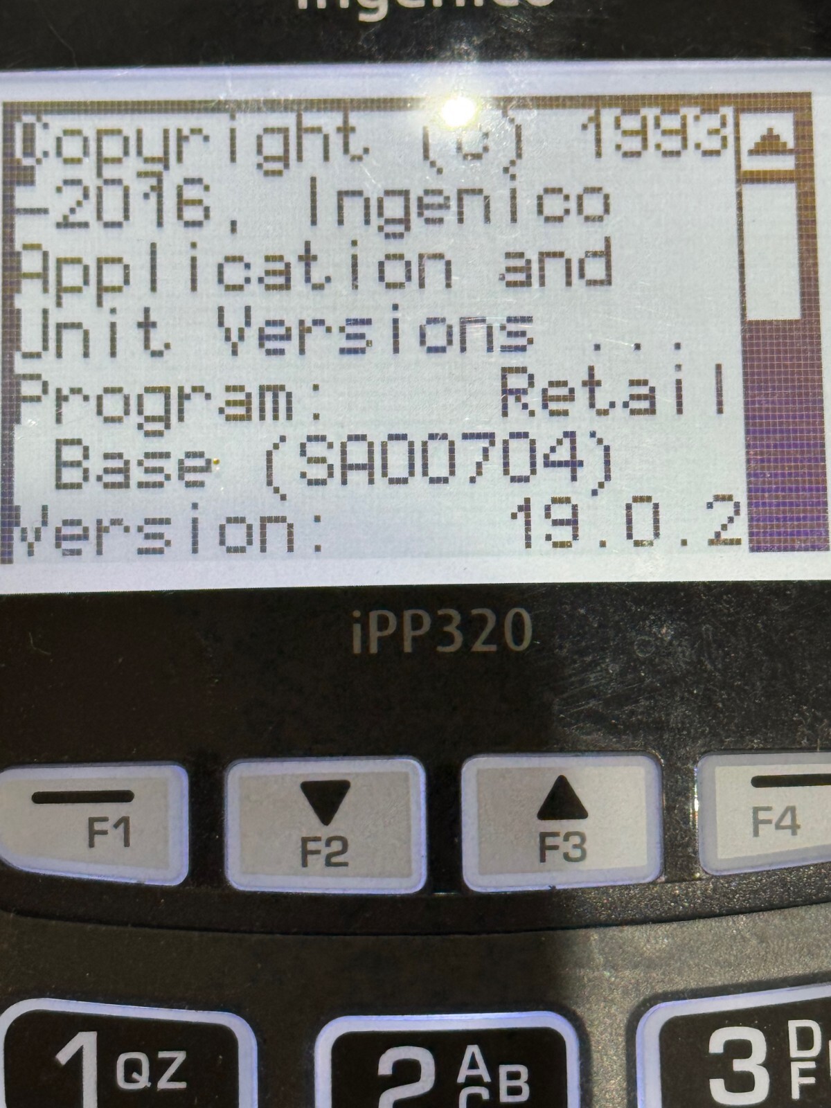 Ingenico IPP320 Payment Credit Card Terminal with AC Adapter