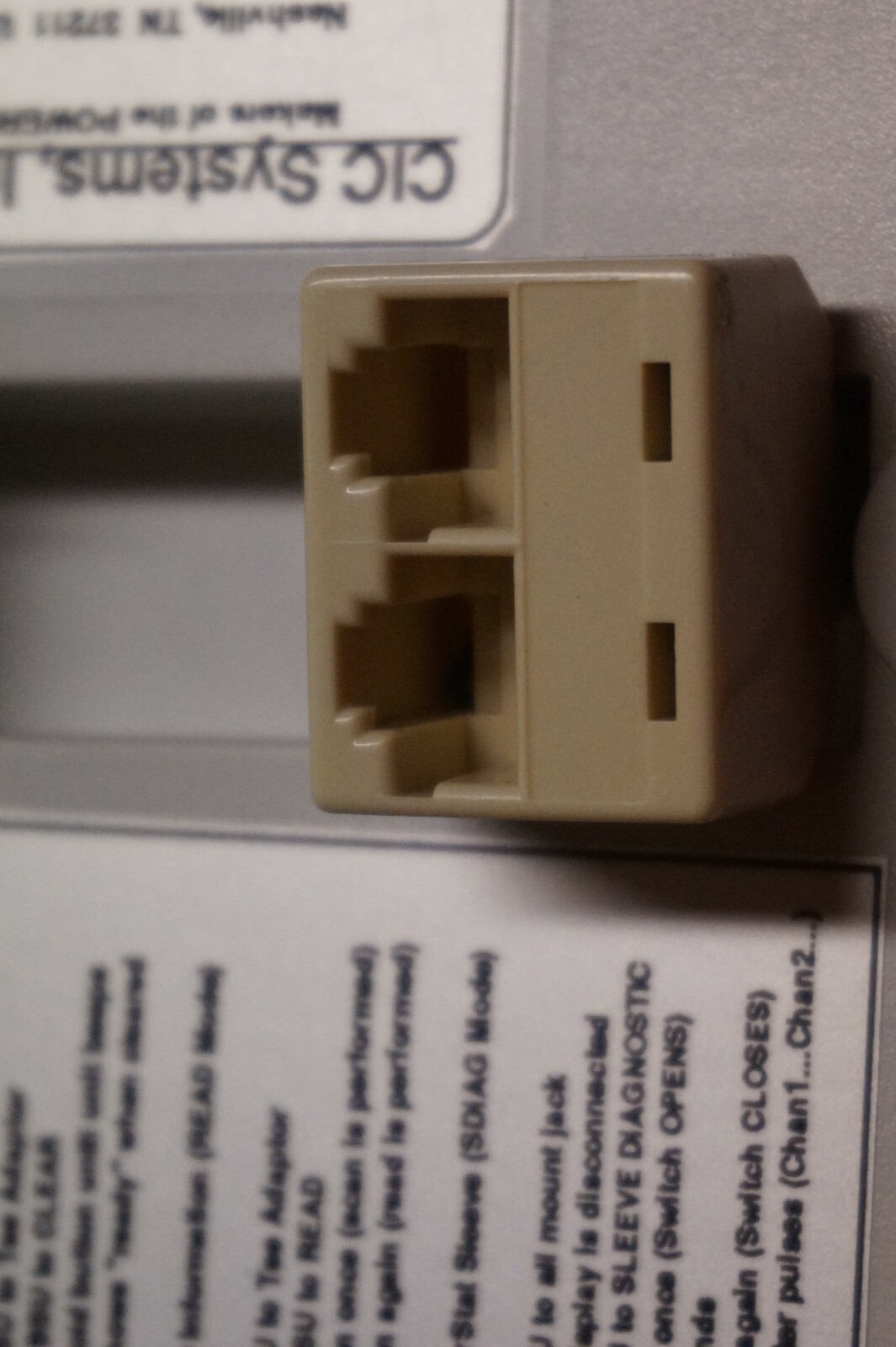 CIC SYSTEMS PowerStat System Support Unit Card Reader E1110 BRAND NEW!