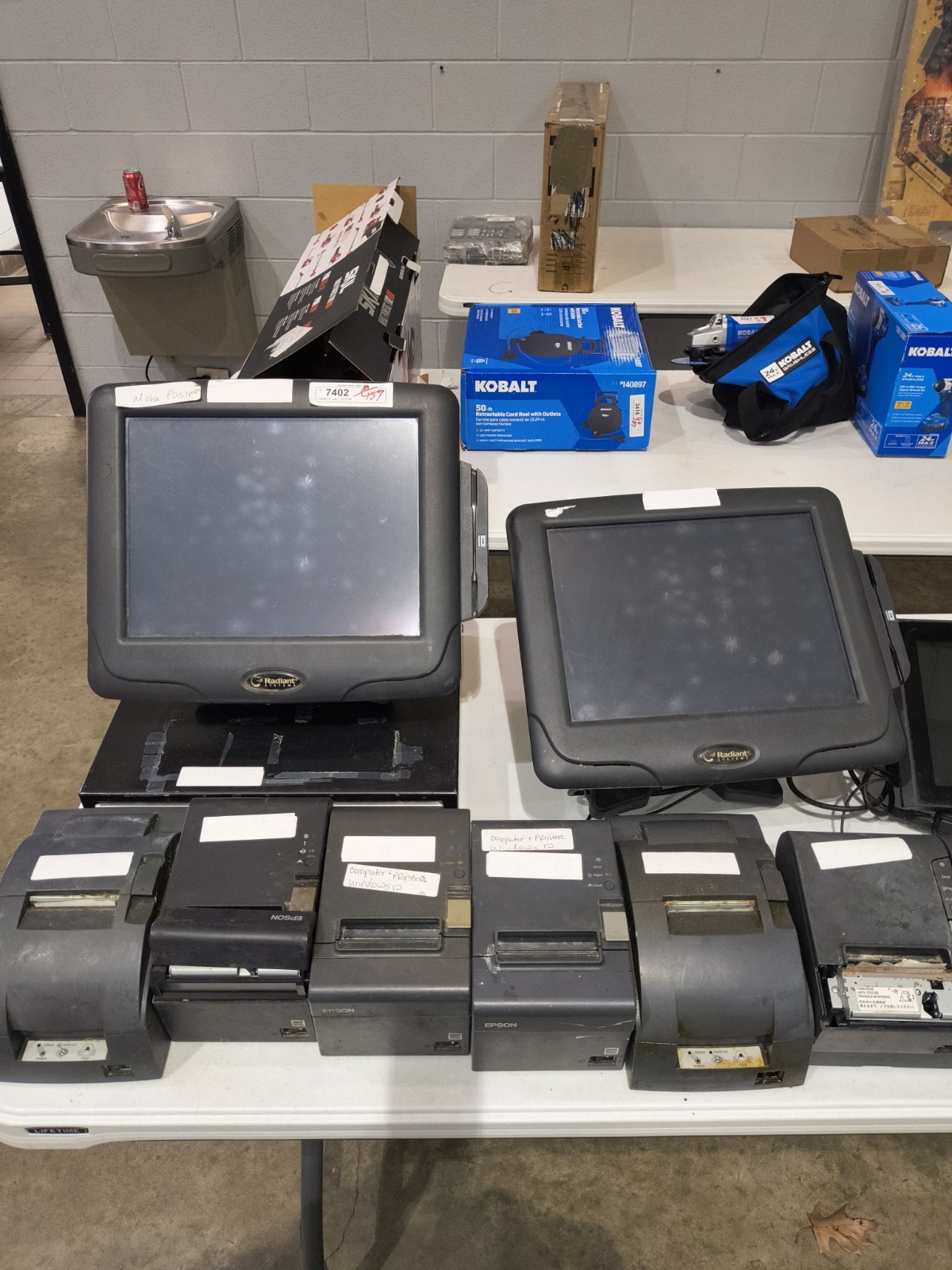 POS Systems, Printers, Credit Card Machines, And Cash Box Please Read Decription